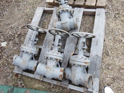 4'' gate Valve Steel  Unused inch AIS WCB 300 stem