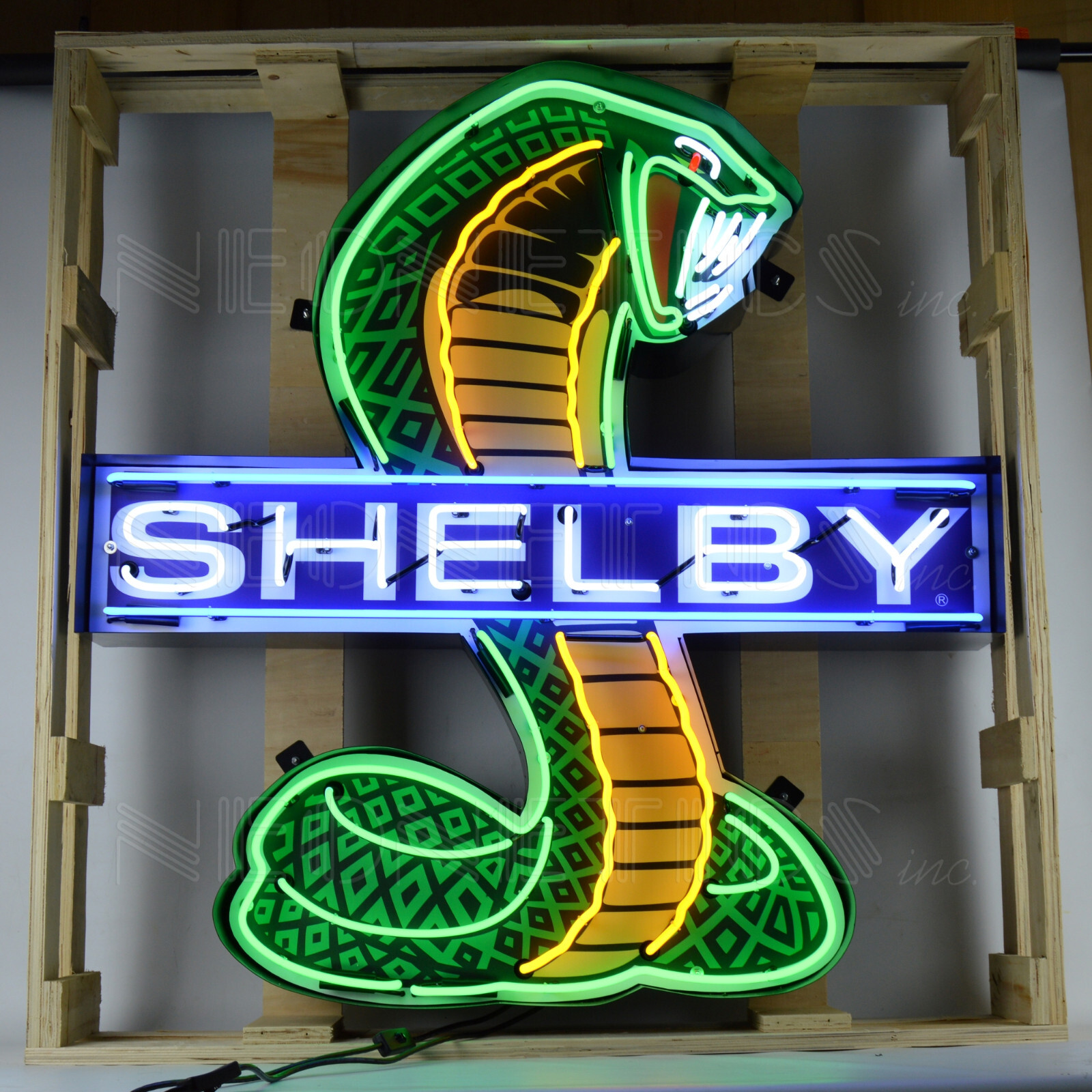 Shelby Cobra Neon Sign - Ford Mustang - Carroll Racing - GT500