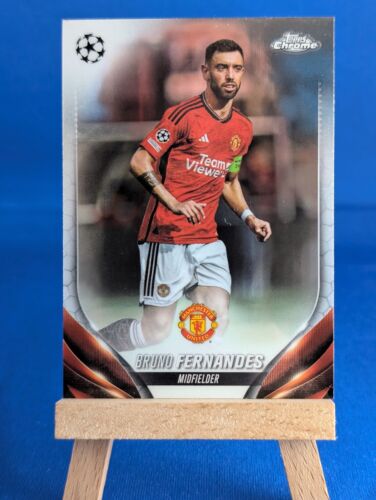 Topps Chrome 2023-24 Manchester United Football Cards Bundle. Mainoo. Garnacho - Picture 3 of 5