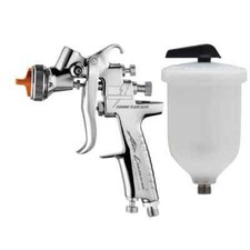 Anest Iwata AZ3 HTE S IMPACT Chrome Spray Gun 1.2mm Tip 600cc Gravity Cup