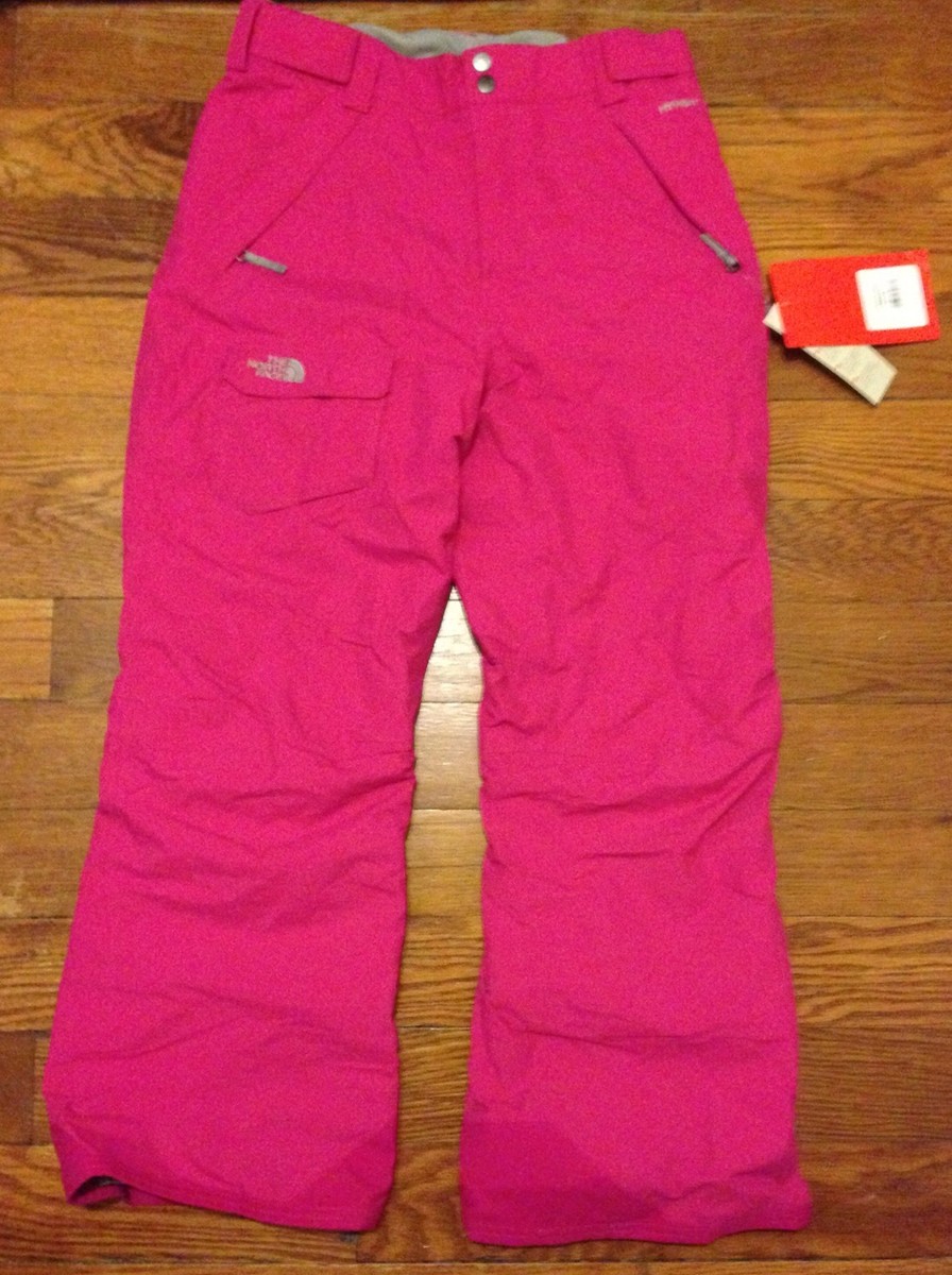 NWT THE NORTH FACE FREEDOM HYVENT INSULATED SKI SNOW PANTS GIRL'S