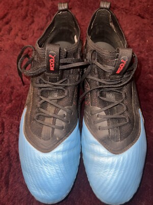 PUMA One 19.1 SF Soft Ground Blue Red Black Soccer Cleats Mens 11 Player Issued