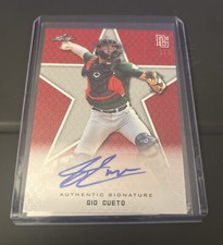2020 Leaf Perfect Game National Showcase #1/1 Gio Cueto Rookie Auto Wake Forest