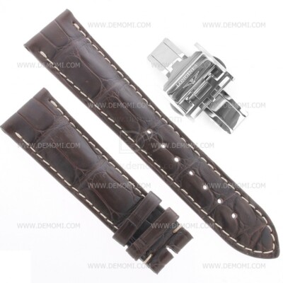 Longines Cinturino Alligatore L682109818 FDA Marrone Opaco 21/18 mm. | eBay