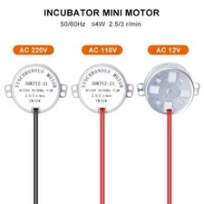 1 Pcs Egg Turning Motor Incubator Automatic Egg Turning Motor Synchronous motors