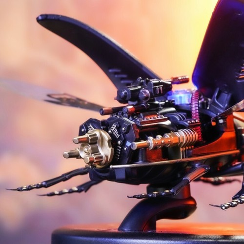 ROKR The Storm Beetle DIY Mechanic Organism 3D Puzzle Steampunk Design Kids Toys - Picture 7 of 11