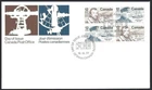 🍁Canada   #739a  Block A   "FAMOUS CANADIANS"  Brand New 1977 First Day Cover