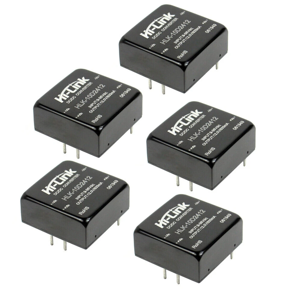 HI-LINK HLK-10D2412 24-V- bis 12-V-DC / DC-Stromversorgungsmodul-Schaltwandler - Image 2 of 4
