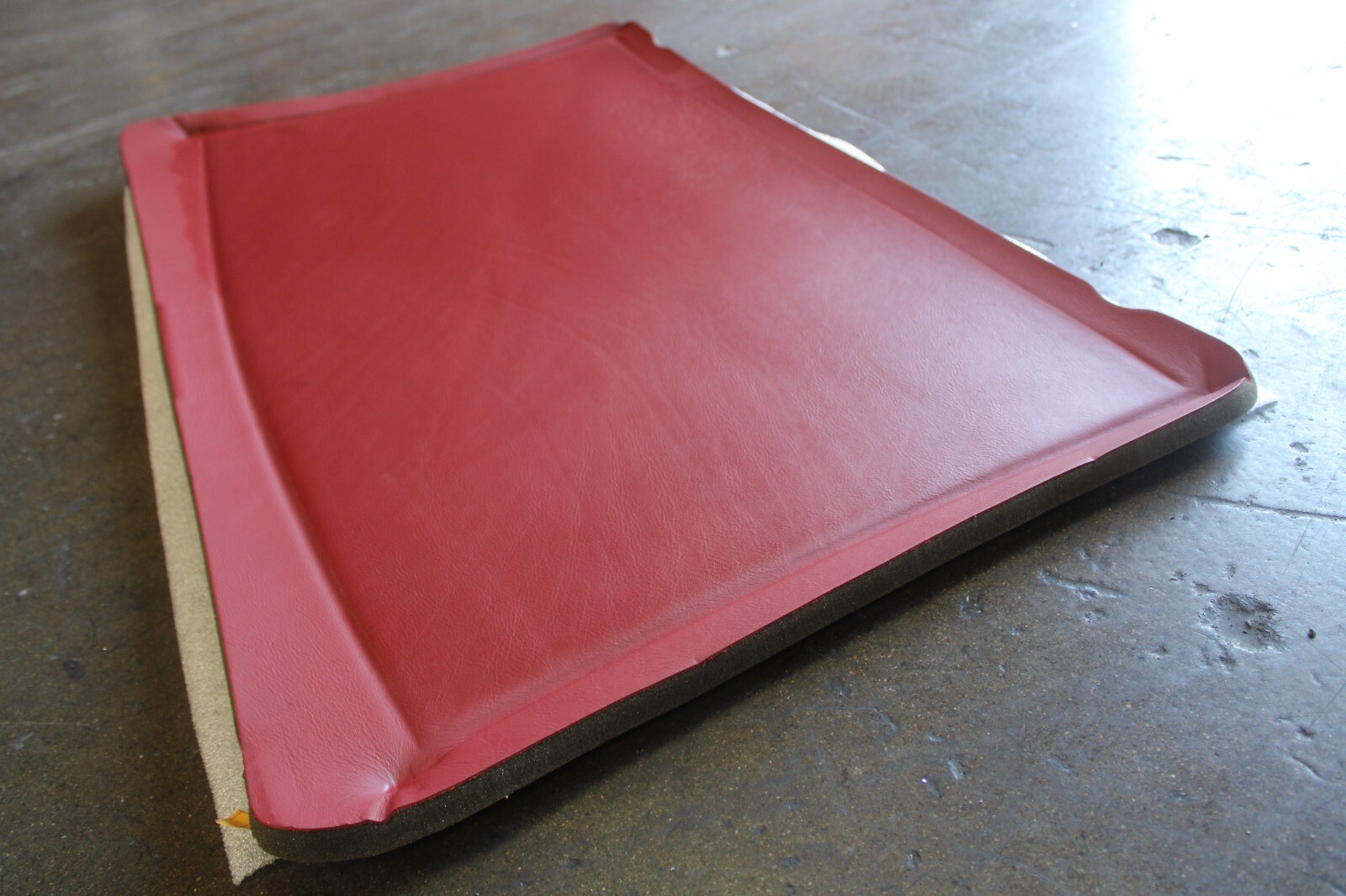 Ferrari 575, Headliner, Leather, Burgundy, Worn Leather, Used, P/N 645927