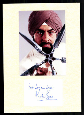 Kabir Bedi James Bond 007 Octopussy Original Signiert + G 43453