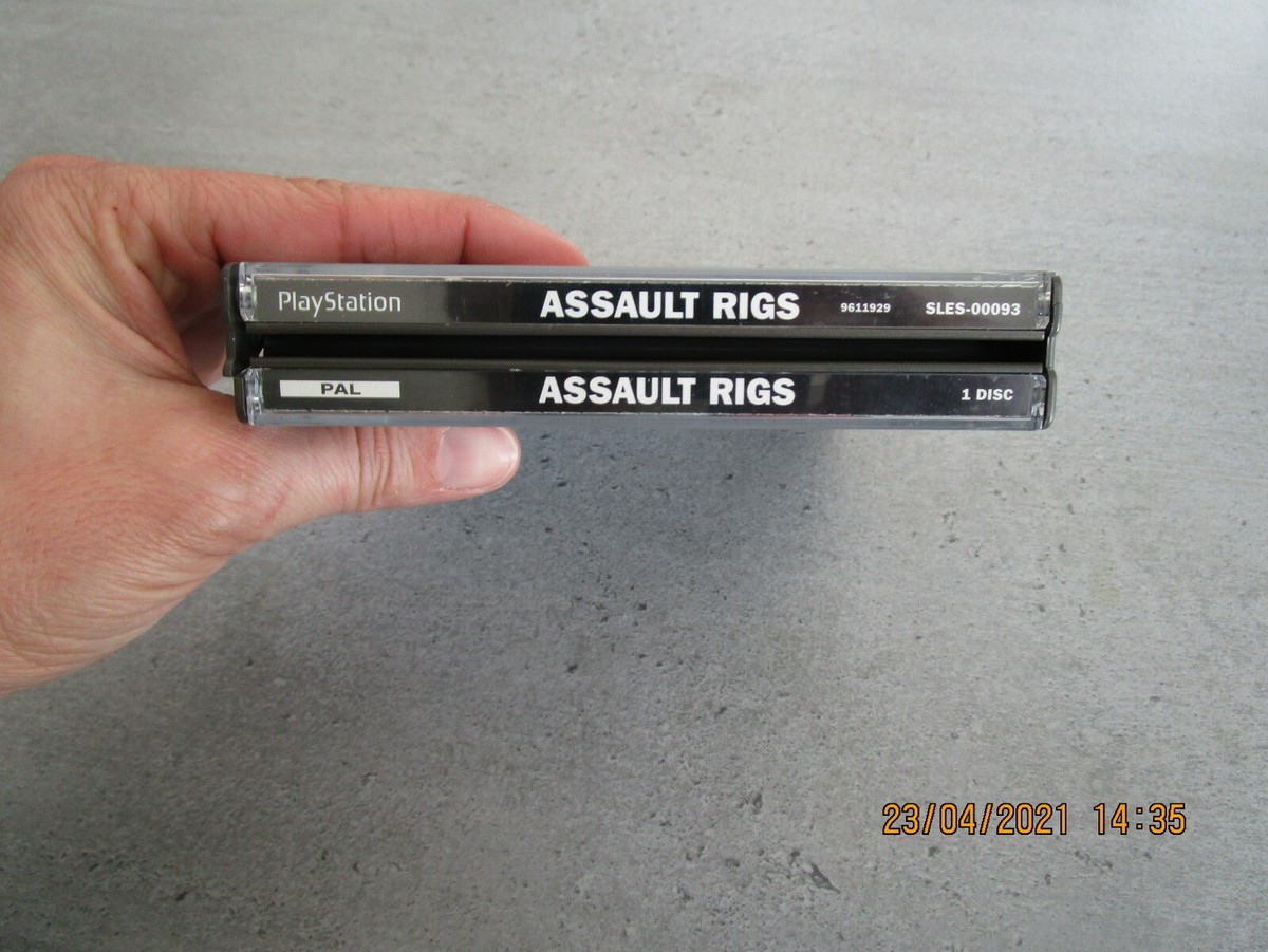 Jeu PS1 Assault Rigs - Version PAL - PlayStation 1 - État Correct Opérationnel