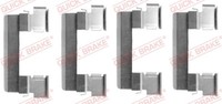 Quick Brake 109-1655 ZubehöR Kit, Scheibenbremsbelag FüR Cadillac, Chevrolet,