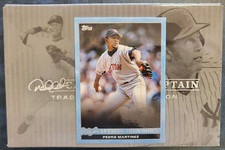 2022 TOPPS X CALL OF THE CAPTAIN PEDRO MARTINEZ BASEBALL SKY BLUE CARD /150