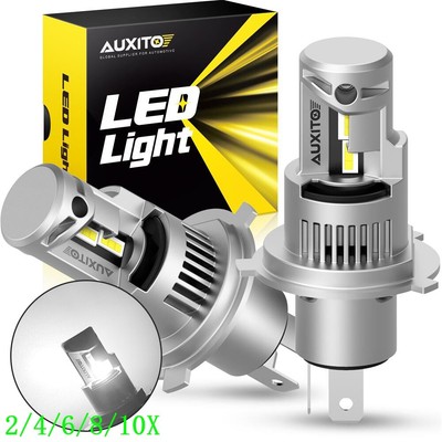 9003 H4 LED Hi-Low Beam Headlight Conversion MINI Kit 30000LM Bulbs 6000K 2~10X