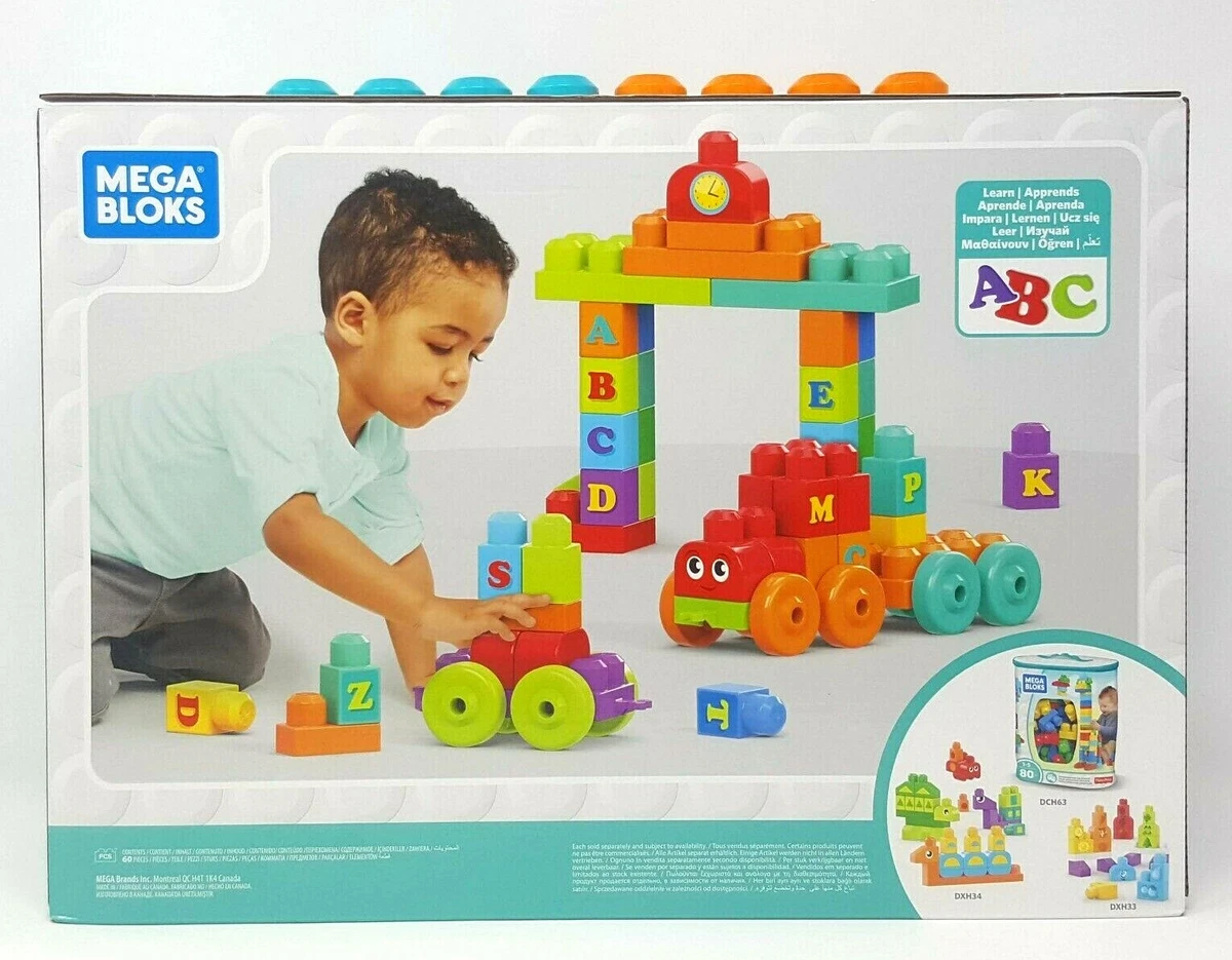 Abc learning train mega bloks sales