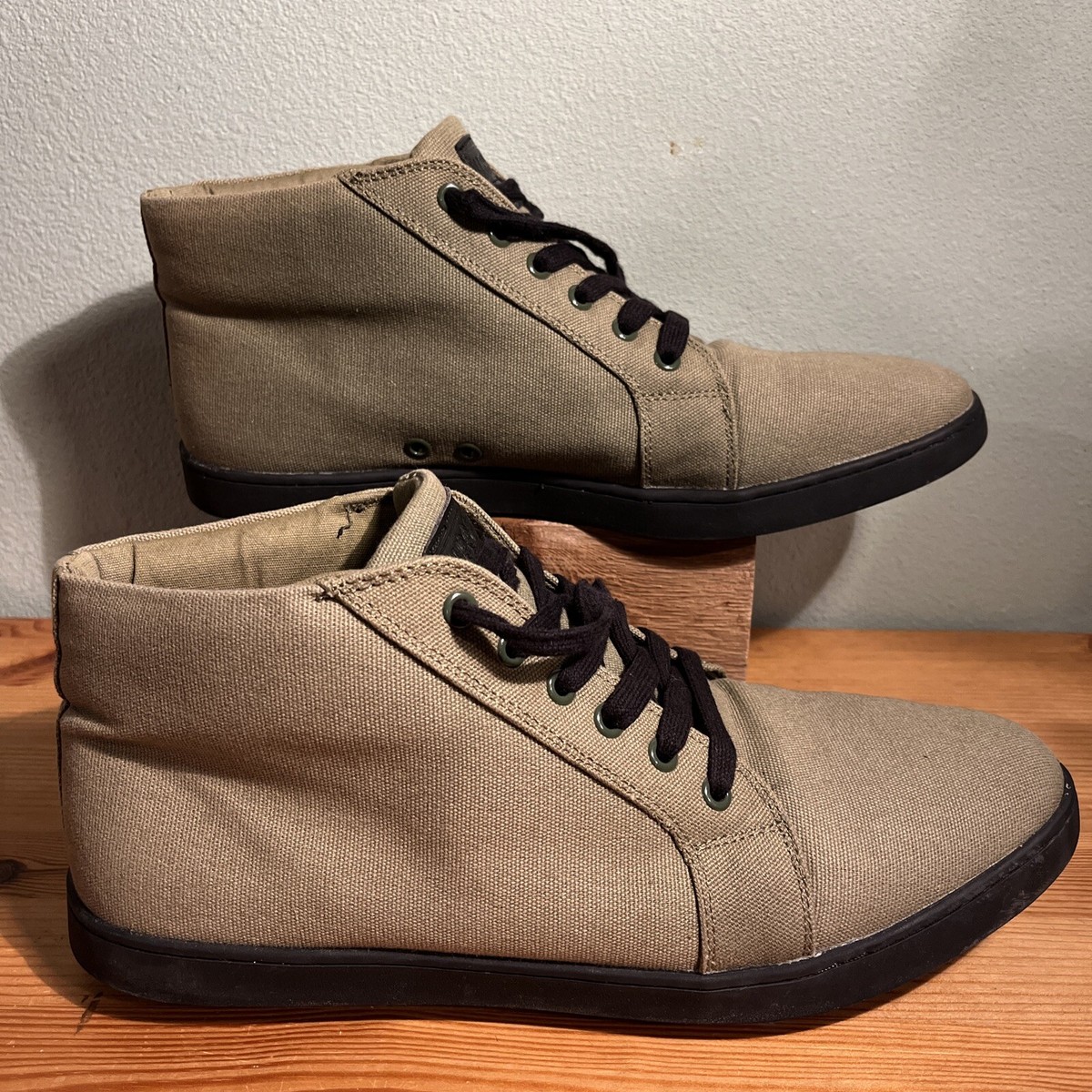 Woobies Shoes 762 Chukka Canvas Mid Top Men\'s 12 Women\'s‎ 13.5 Read WOOBIES 762 Men main image 3