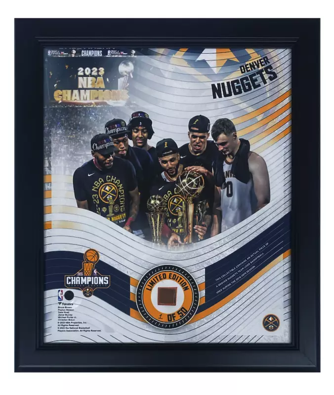 Denver Nuggets 2023 Championship Logo Panel