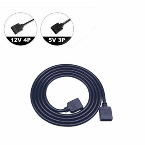 Adaptateur de câble d'extension ARGB 5V 3 broches 12v 4 broches câble séparateur RVB MSI ASUS ASRock - Photo 10/15