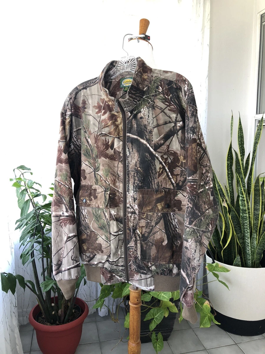 CABELA’S Men’s Brown Camouflage Outdoor Hunting Camo Jacket Size Medium M