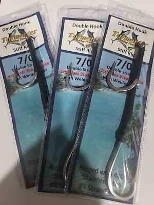 Double Hooks Trolling Rig ( 3 Pack)