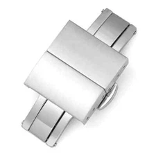 Stainless Steel Buckle Deployment Butterfly Buckle Watch Band Strap Clasp 20mm
