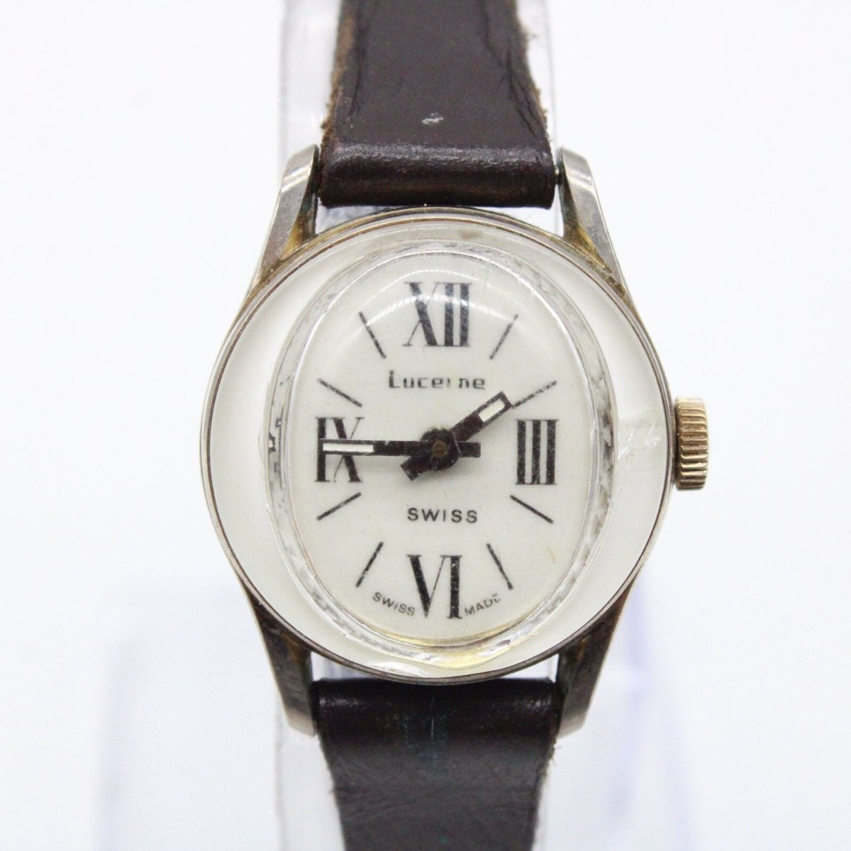 Vintage LUCERNE Watch Womens Silver Tone Stainless Steel  display picture 1
