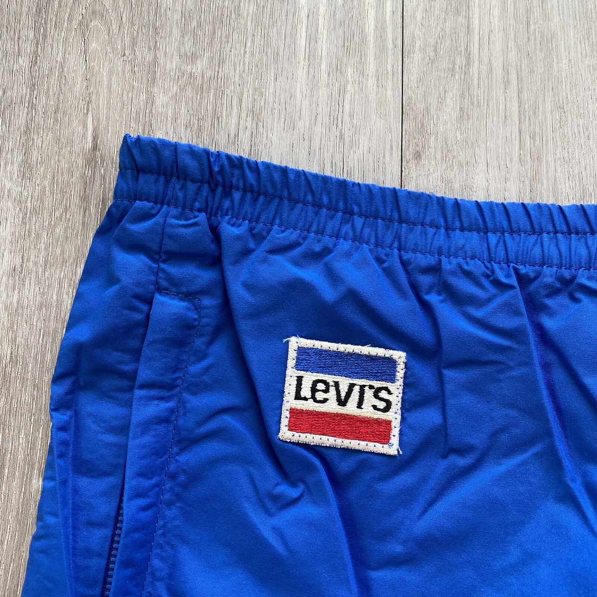 Vintage 1984 Levis USA Olympic Games Retro Nylon Blue Track