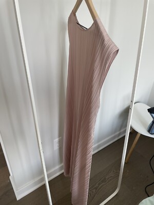 pleats please dresses New Colorful Basics Dress in Navy