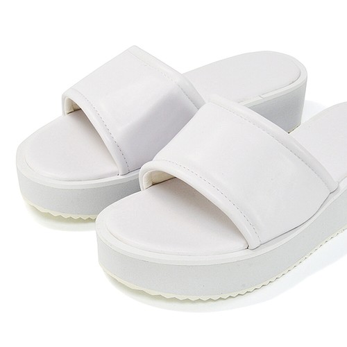 Sandalias de plataforma para mujer punta abierta zapatos informales sin cordones con tacón de cuña talla 3-8 - Imagen 16 de 17