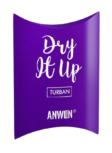 Anwen Turban Dry It Up Night Treatment Hair Care Purple Color 1 Pcs