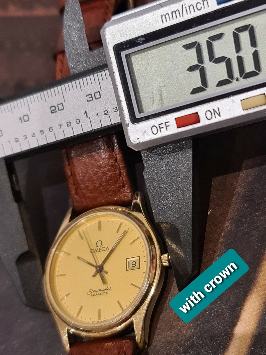 quality glass to fit omega seamaster quartz 396.0956 196.0251 see