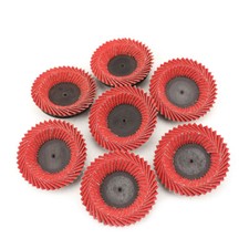 2inch Flap Sanding Discs Type R Roloc Threaded Twist Lock Grinding Wheel Set 60#