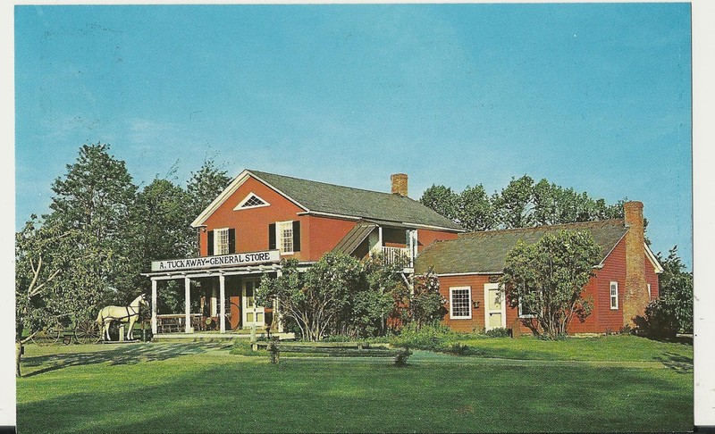 VINTAGE PHOTO POSTCARD TUCKAWAY GENERAL STORE   SHELBURNE VERMONT