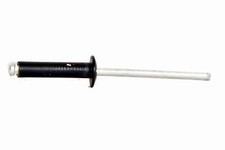 3.2MM 4MM 4.8MM BLACK POP RIVETS ALUMINIUM BODY STEEL MANDREL OPEN END DOME HEAD