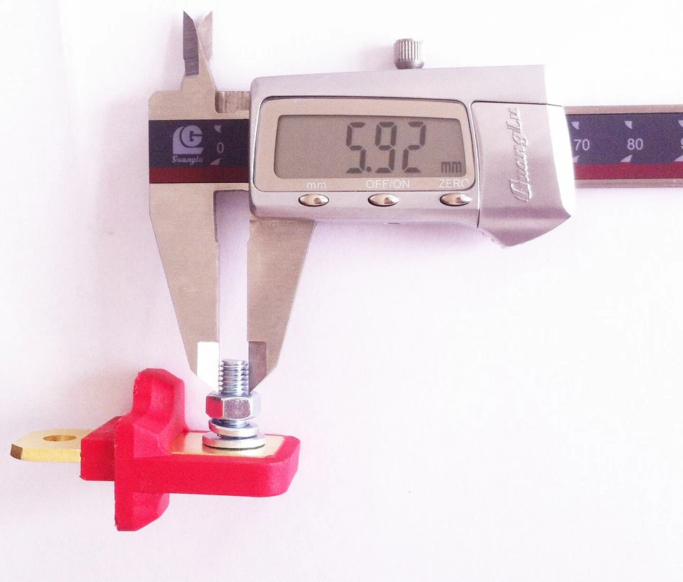 300A True Copper Binding Post Inverter Terminals Connectors Power Resistant 2PCS - Image 3 of 4