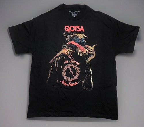 Queens of the Stone Age Official Merch The End is Nero Tour T Shirt XL NEW