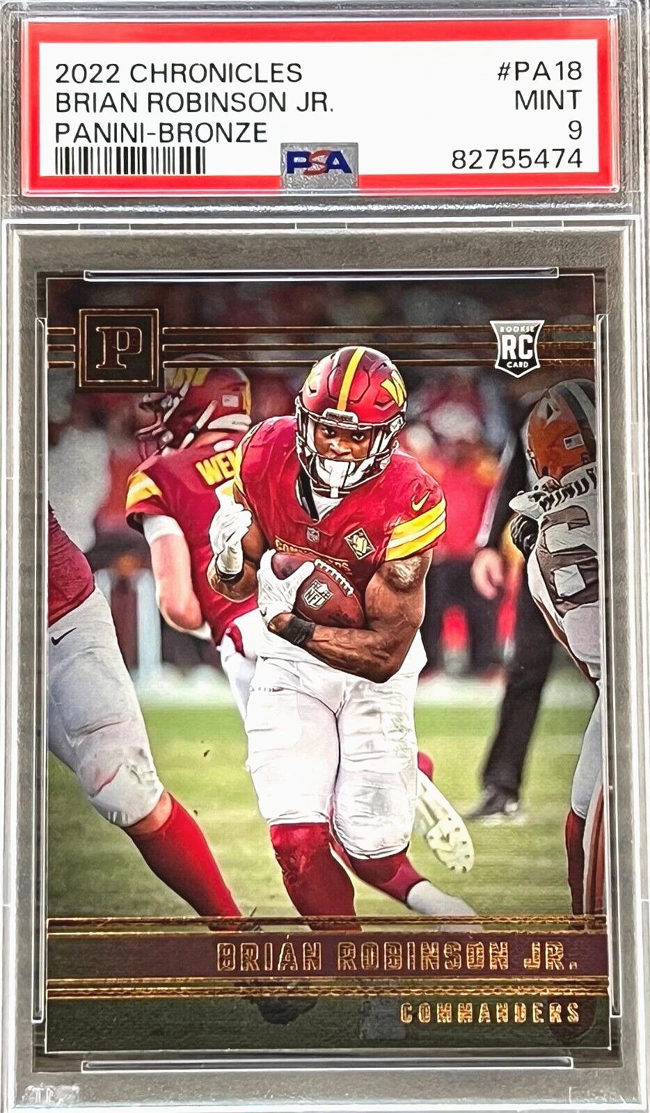 Brian Robinson Jr. Panini Chronicles Panini #PA18 Bronze