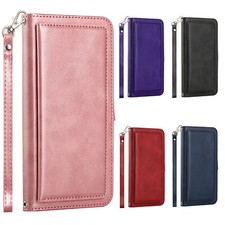iPhone 14 Pro Wallet Case, 360 Protection Compartment Foldable Stand