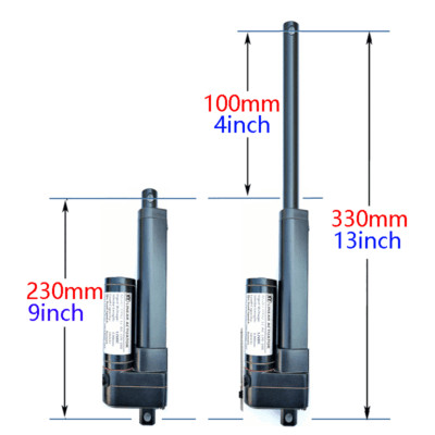DC 12V Linear Actuator Heavy Duty 2''~40'' Long Stroke 6inch 8in 3000N Waterproof