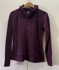 Stylish Crane Full-Zip Wine Hoodie Jacket - Size XS