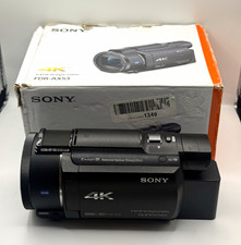 Sony Handycam FDR-AX53 4K UHD Handheld Camcorder 20x Zoom 3.0" LCD Wi-Fi Black