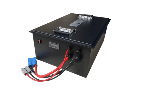 LiFePO4 Batterie 72V 50Ah 100A Batterie Lithium Fer-Phosphate pour Camping Bateau - Photo 3/4