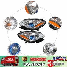 1 Pair For Buick Encore 2013 2014 2015 2016 Halogen Headlamp Headlights Assembly