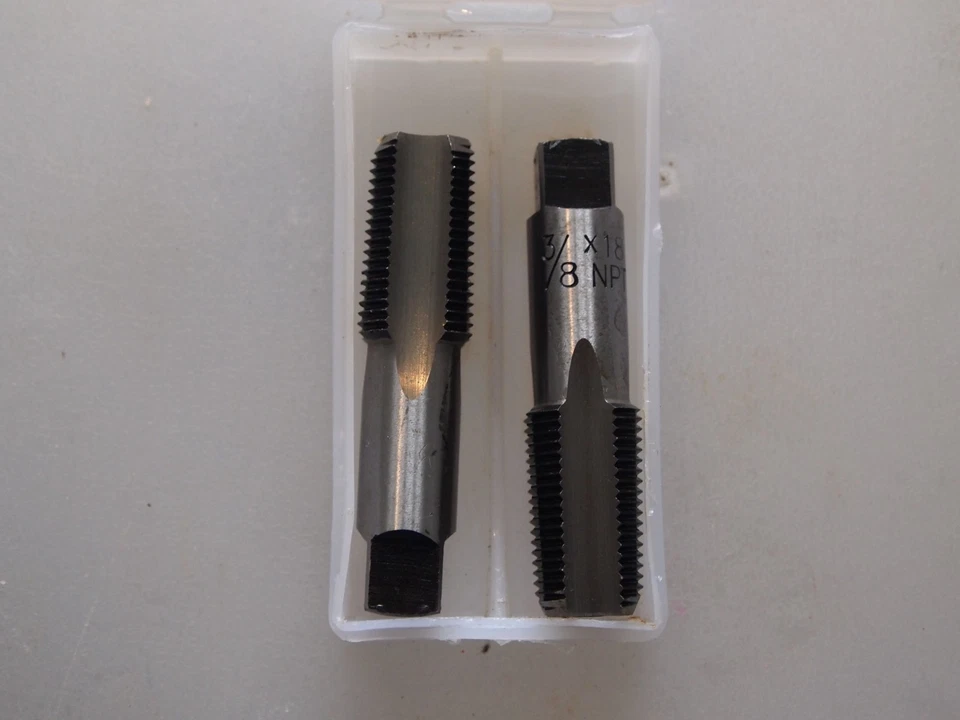 NPT 3/8 x 18 tpi TAP + DIE SET BOTTOM PLUG  / COMBINE PACK - Image 2 of 3