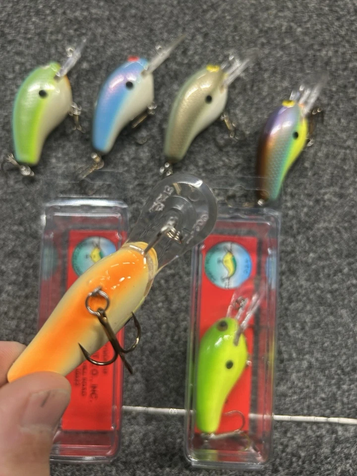 Zoom WEC Señuelos Personalizados Z-200 Balsa Crankbaits, Por Ed Chambers Lote de 6 Señuelos Foto 4 de 4