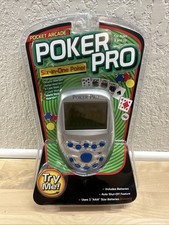 Poker Pro - Pocket Arcade Electronic Poker Game - 6-in-1 Poker Player