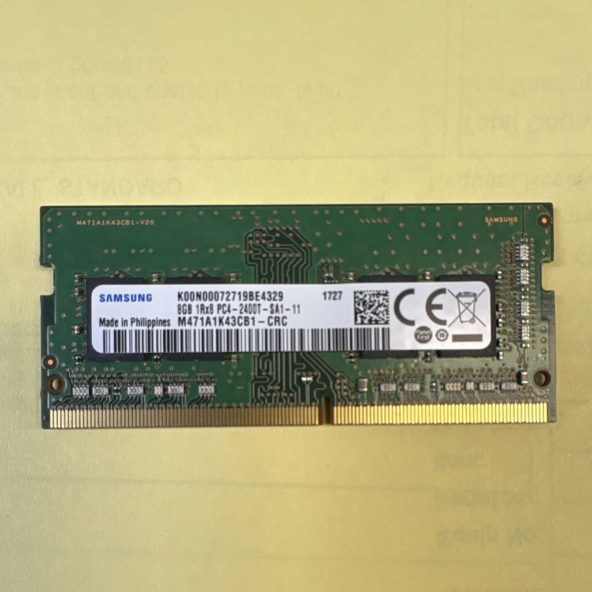 Samsung PC4-19200 (DDR4-2400) Bus Speed DDR4 SDRAM Memory (RAM