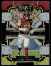 2023 Panini Select #98 Andre Jones Red and Yellow Prizms Die Cuts