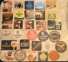 30 Sottobicchieri Diversi da COLLEZIONE - (ITALIA, BELGIO, GERMANIA)