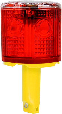 Solar Strobe Warning Light: IP54 Waterproof Flashing Safety High Bright LED Warn